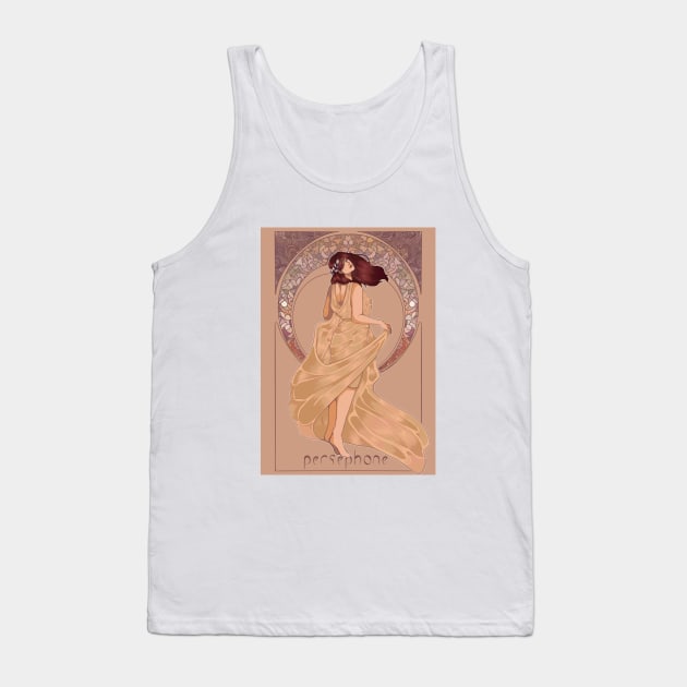 Persephone Mucha Style Tank Top by reibub